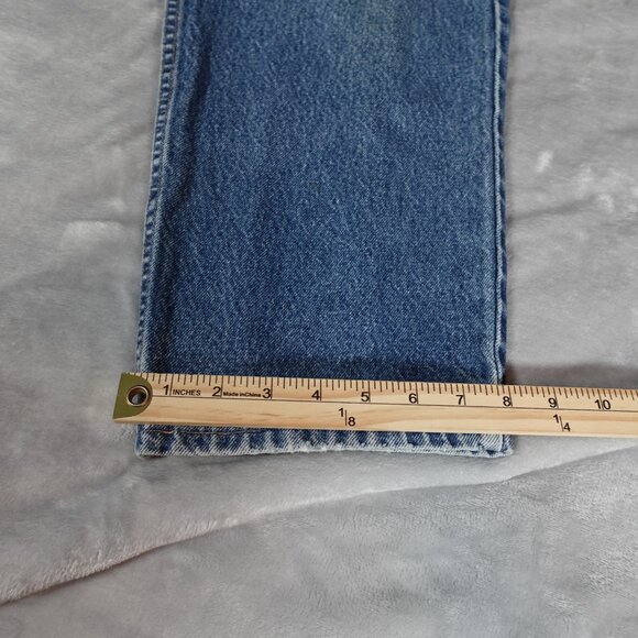 Vintage Levis Relaxed Fit Jeans Mens 34x30 (Fits 33x28) Altered Orange Tab 90s - Picture 10 of 12